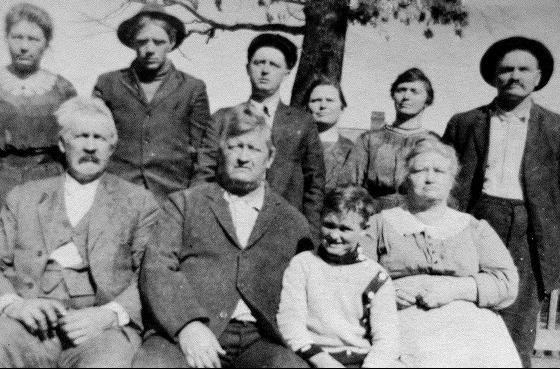 Rachel, Joseph, John, Margaret (Rice), Rebecca, Isaac Kintigh Adam Beaver Sr., Adam Jr., Adam III, Margaret (Weiser). Abt. 1868